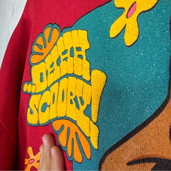 Vintage Scooby Doo Ohh Scooby Puff Print Crewneck Sweatshirt XL - Picture 2 of 9